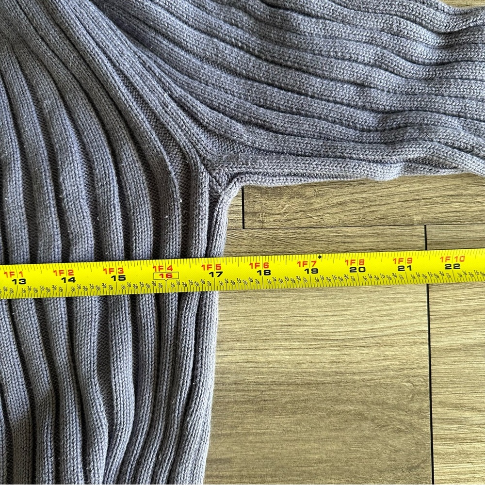 Purple Ribbed Sweater - Picture 3 of 4